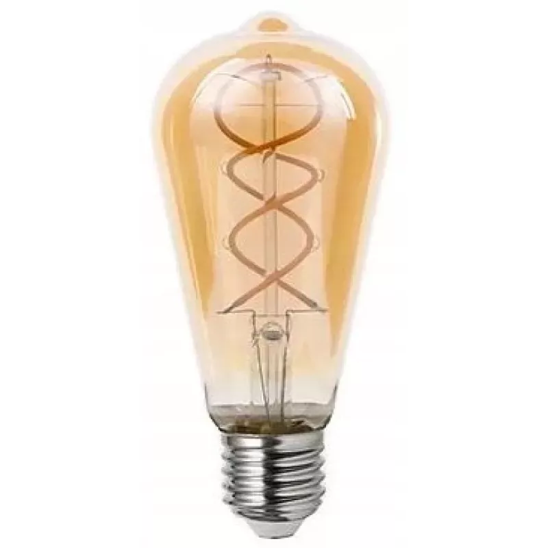 Żarówka LED amber E27 Filament dimmable ST64 250 lm 4W 2200K LVT ZAR-L-8048-5904703004738