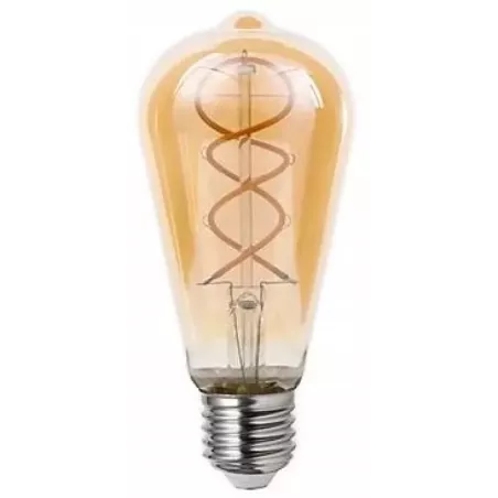 Żarówka LED amber E27 Filament dimmable ST64 250 lm 4W 2200K LVT ZAR-L-8048-5904703004738