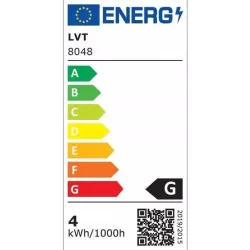 Żarówka LED amber E27 Filament dimmable ST64 250 lm 4W 2200K LVT ZAR-L-8048-5904703004738