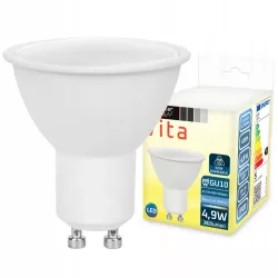 Żarówka LED GU10 5W biały neutralny 4000K 230V MOCNA NIEMRUGAJĄCA PREMIUM-5904703006220
