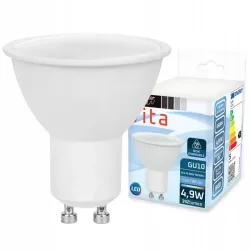 Żarówka LED GU10 5W biały zimny 6500K 230V MOCNA NIEMRUGAJĄCA PREMIUM-5904703006237
