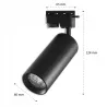 Reflektor szynowy LED lampa szynoprzewód sufitowy oprawa spot GU10 1-FAZA-5908263381704