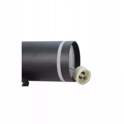 CZARNY REFLEKTOR 1-FAZA GU10 ALUMINIUM MAT 70MM LED-5908263381728