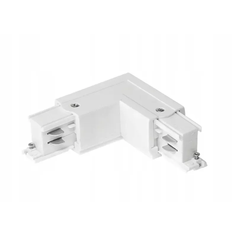 Kątowy łącznik do szyn oświetleniowych LED biały-5908263381919
