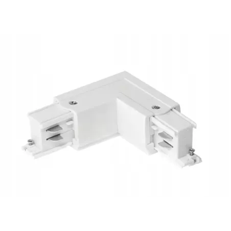 Kątowy łącznik do szyn oświetleniowych LED biały-5908263381919