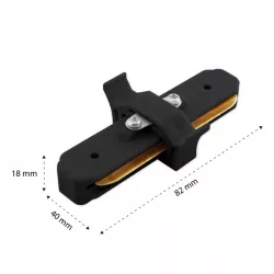 Łącznik liniowy do szyn oświetleniowych LED 1 faza ZX-5908263384989