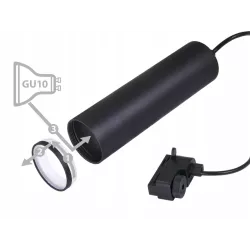 Oprawa halogenowa szynowa GU10 Tuba Spot Lampa-5908263386730