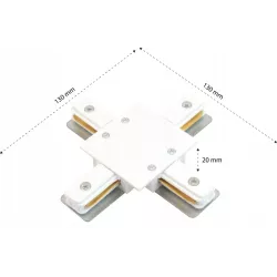 Łącznik liniowy szyn oświetleniowych LED 1 faza TR-5908263387737