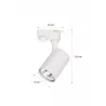 LAMPA LED REFLEKTOR GU10 do SZYNOPRZEWÓD 1 fazowy-5904703002895