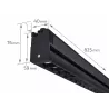 Lampa szynowa LED oprawa halogenowa 36W 90cm 4000K CZARNA-5904703002710