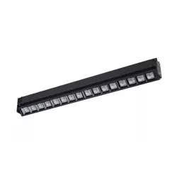Linda L56 reflektor spot LED/24W/4000K do szyny 1-fazowej czarny-5904703002741
