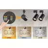 Reflektor LED szyna 1-faza Pulso 20W 3CCT czarny-5904703005476