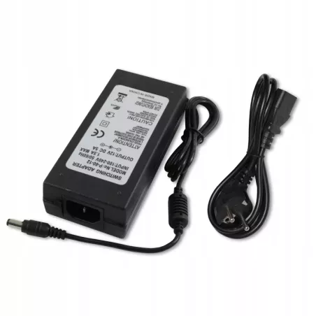 Zasilacz Impulsowy LED desktop 5A 60W 12V do taśm LED + kabel 3pin-5903002031353