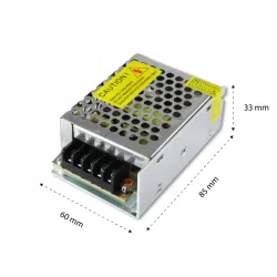 Zasilacz do taśm LED 12V 25W montażowy CCTV RTV-5903002037270