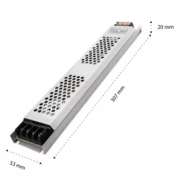 Zasilacz ULTRA SLIM do taśm LED 12V 200W montażowy-5908263383319