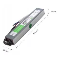 Zasilacz SLIM taśm LED 12V 2,5A 30W wodoodporny IP67-5908263381414