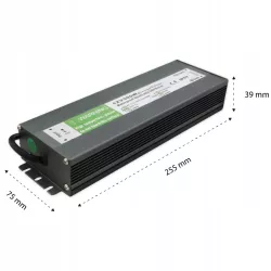 Zasilacz LED do taśm 12V 25A 300W wodoodporny IP67-5908263381490