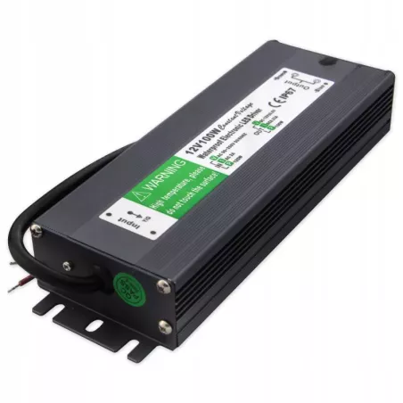Zasilacz SLIM taśm LED 12V 100W wodoodporny IP67-5908263381469