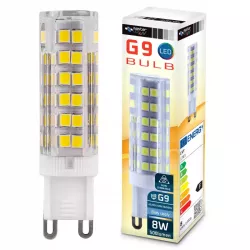 Żarówka LED G9 8W 2700K biały ciepły 230V do żyrandoli PREMIUM-5904703008446