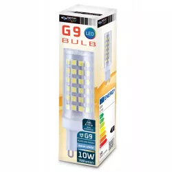 Żarówka LED G9 10W 2700K biały ciepły 700lm do żyrandoli MOCNA PREMIUM-5904703008460