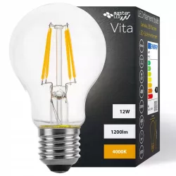 Żarówka LED E27 12W 4000K biały neutralny FILAMENT EDISON RETRO OZDOBNA-5904703013310