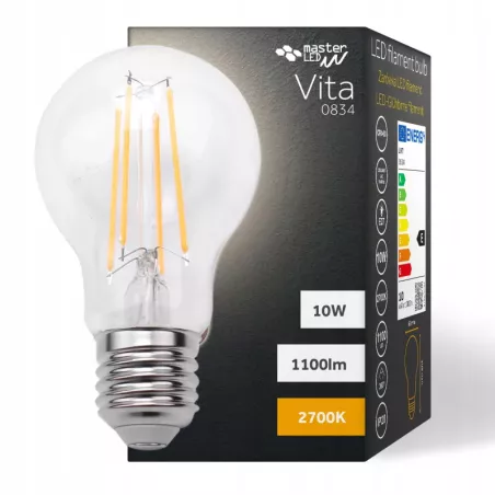 Żarówka LED E27 10W 4000K biały neutralny FILAMENT EDISON RETRO OZDOBNA-5904703013419