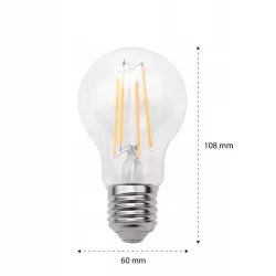 Żarówka LED E27 10W 4000K biały neutralny FILAMENT EDISON RETRO OZDOBNA-5904703013419