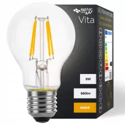 Żarówka LED E27 FILAMENT 8W biała neutralna 4000K EDISON RETRO OZDOBNA-5904703013402