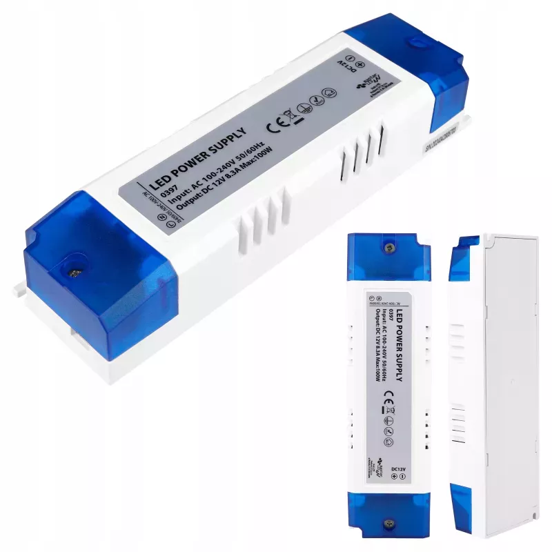 Zasilacz Meblowy 12V 100W 8,3A Do Taśma LED Taśmy Modułowy-5904703015666