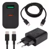 ZESTAW SZYBKA ŁADOWARKA KOSTKA SIECIOWA USB TYPE-C + KABEL TYPE C | PD20W-5904703017967