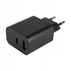 ZESTAW SZYBKA ŁADOWARKA KOSTKA SIECIOWA USB TYPE-C + KABEL TYPE C | PD20W-5904703017967