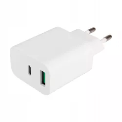 ZESTAW SZYBKA ŁADOWARKA KOSTKA SIECIOWA USB TYPE-C + KABEL TYPE C | PD20W-5904703017974