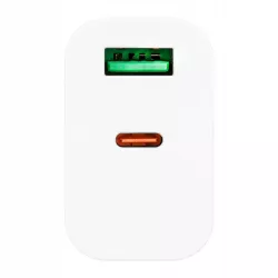 ZESTAW SZYBKA ŁADOWARKA KOSTKA SIECIOWA USB TYPE-C + KABEL TYPE C | PD20W-5904703017974