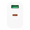 ZESTAW SZYBKA ŁADOWARKA KOSTKA SIECIOWA USB TYPE-C + KABEL TYPE C | PD20W-5904703017974