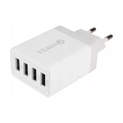 ZESTAW SZYBKA ŁADOWARKA 20W KOSTKA QUICK CHARGE SIECIOWA 4x USB-A-5904703018018