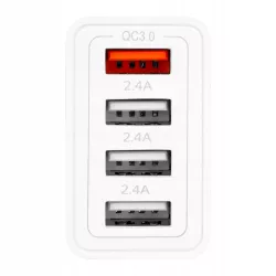 ZESTAW SZYBKA ŁADOWARKA 20W KOSTKA QUICK CHARGE SIECIOWA 4x USB-A-5904703018018