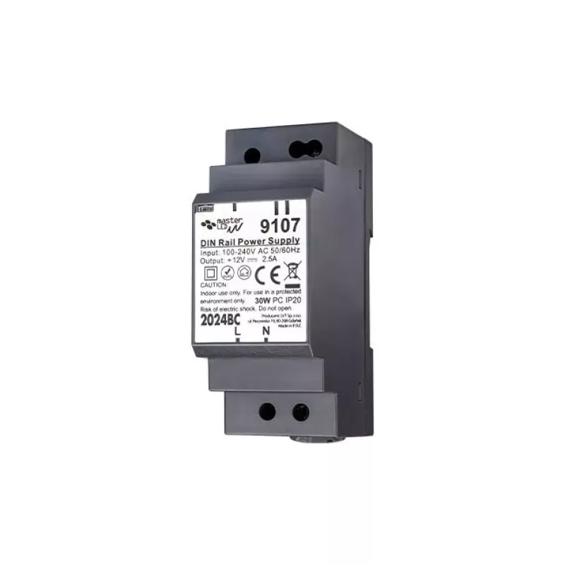 Zasilacz na szynę DIN 12V 30W 2.5A IP20-5904703018230