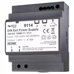 Zasilacz na szyne stałonapięciowy DIN 24V 100W 4.16A IP20 do rozdzielni-5904703018308