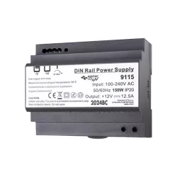 Zasilacz na szynę DIN 12V 150W 12.5A IP20-5904703018315