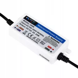 Zasilacz LED 12V ULTRA 24W 2A IP67 PC wodoodporny-5904703018797