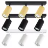 LAMPA sufitowa KINKIET LED ścienny Spot regulowany 3x GU10 oprawa czarna-5904703021766