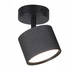 KINKIET LED 12W CZARNY RUCHOMY STAL ALUMINIUM-5904703021759