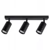 Czarna lampa sufitowa 3-punktowa regulowana GU10-5904703021995