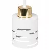 Lampa sufitowa wisząca żyrandol nad stół do kuchni 3x E27 loft biała złota-5904703023272