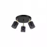 KINKIET LED CZARNY ZŁOTY E27 RUCHOMY 3x35W STAL-5904703023289