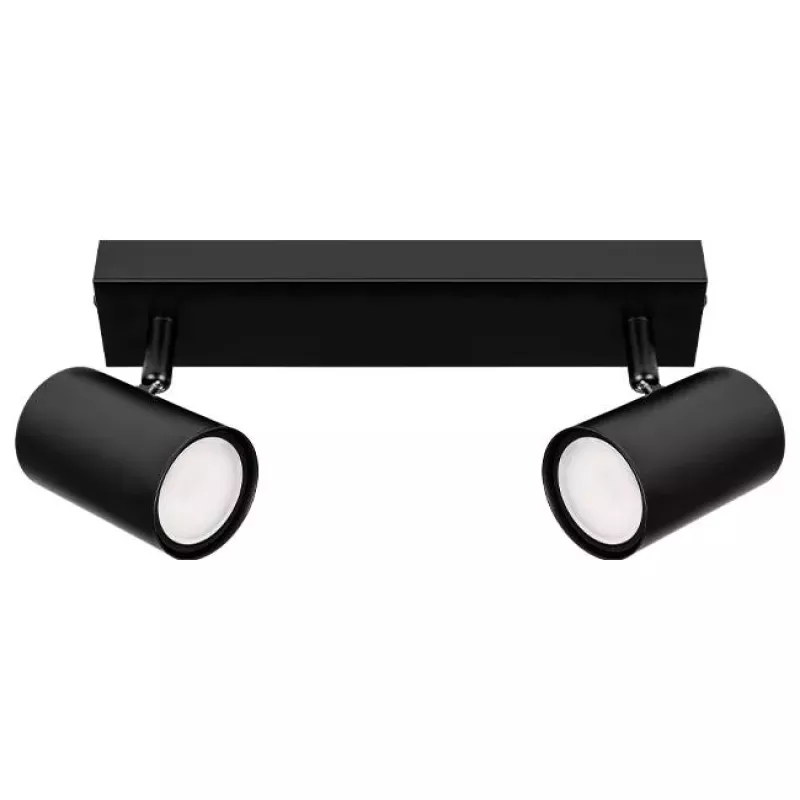 Kinkiet GU10 LED Richi ruchomy x2 czarny-5904703028598