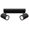 Kinkiet GU10 LED Richi ruchomy x2 czarny-5904703028598