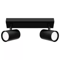 Kinkiet GU10 LED Richi ruchomy x2 czarny-5904703028598