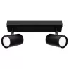 Kinkiet GU10 LED Richi ruchomy x2 czarny-5904703028598