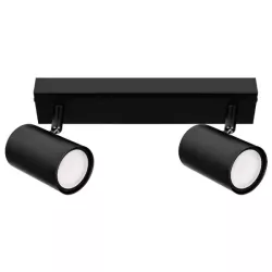 Kinkiet GU10 LED Richi ruchomy x2 czarny-5904703028598